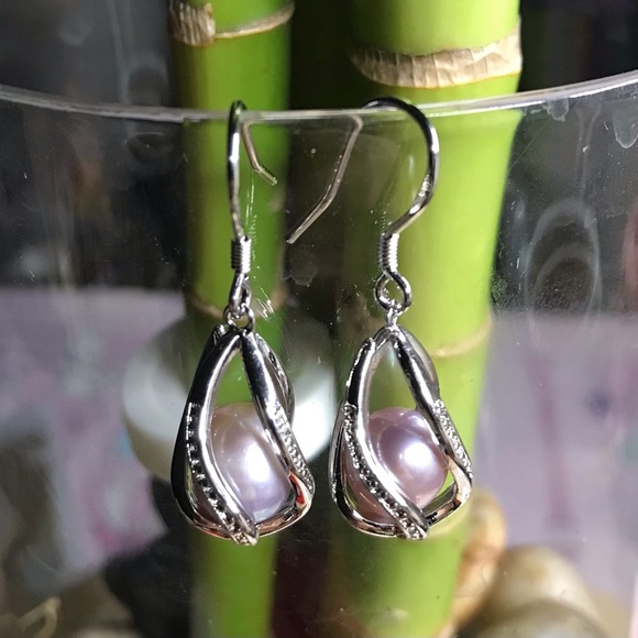 NEW Sterling Silver Freshwater Pearl Necklace Set - Picture 2 of 4